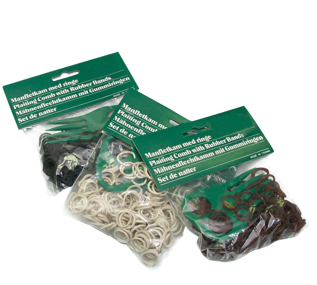 Eureka Rubber Bands and Braid Comb. Diamond H Saddlery & Country Clothing