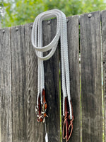 Diamond H Handmade Flat Braided Cotton Rope 1 (25mm) Reins