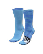 Homestead Socks Twin Pack (Cleo Cow) Blue
