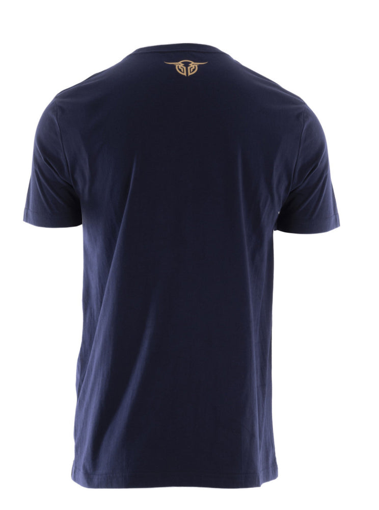 Bullzeye Men’s Authentic Short Sleeve Tee Navy