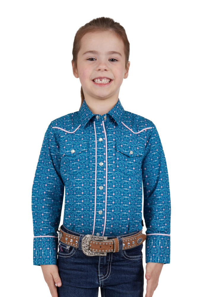 Girls Pure Western Tomeka Long Sleeve Shirt