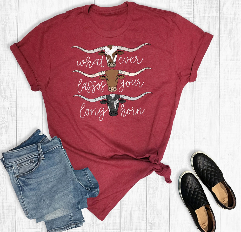 Women’s Western Longhorn Graphic Tee