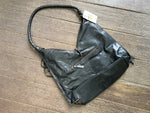Diamond H Cowhide Black\Chocolate Jacinta Bag