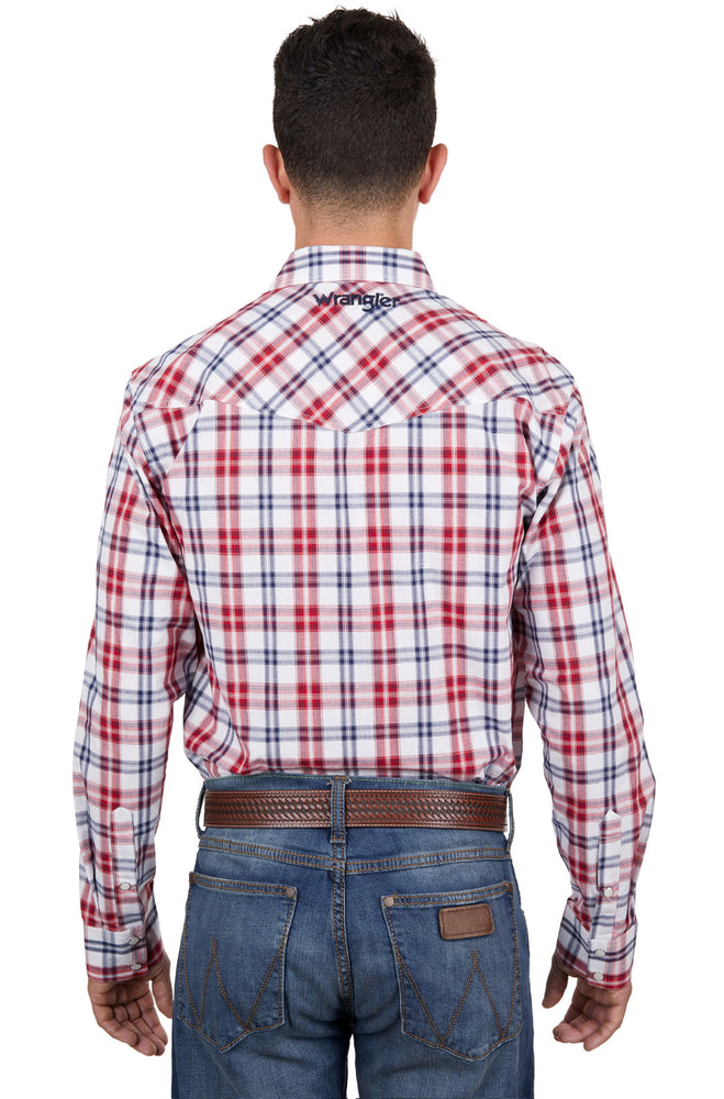 Wrangler Men’s Dan Logo Long Sleeve Shirt