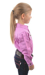 Hard Slog Kids Half Placket Light Cotton Long Sleeve Shirt
