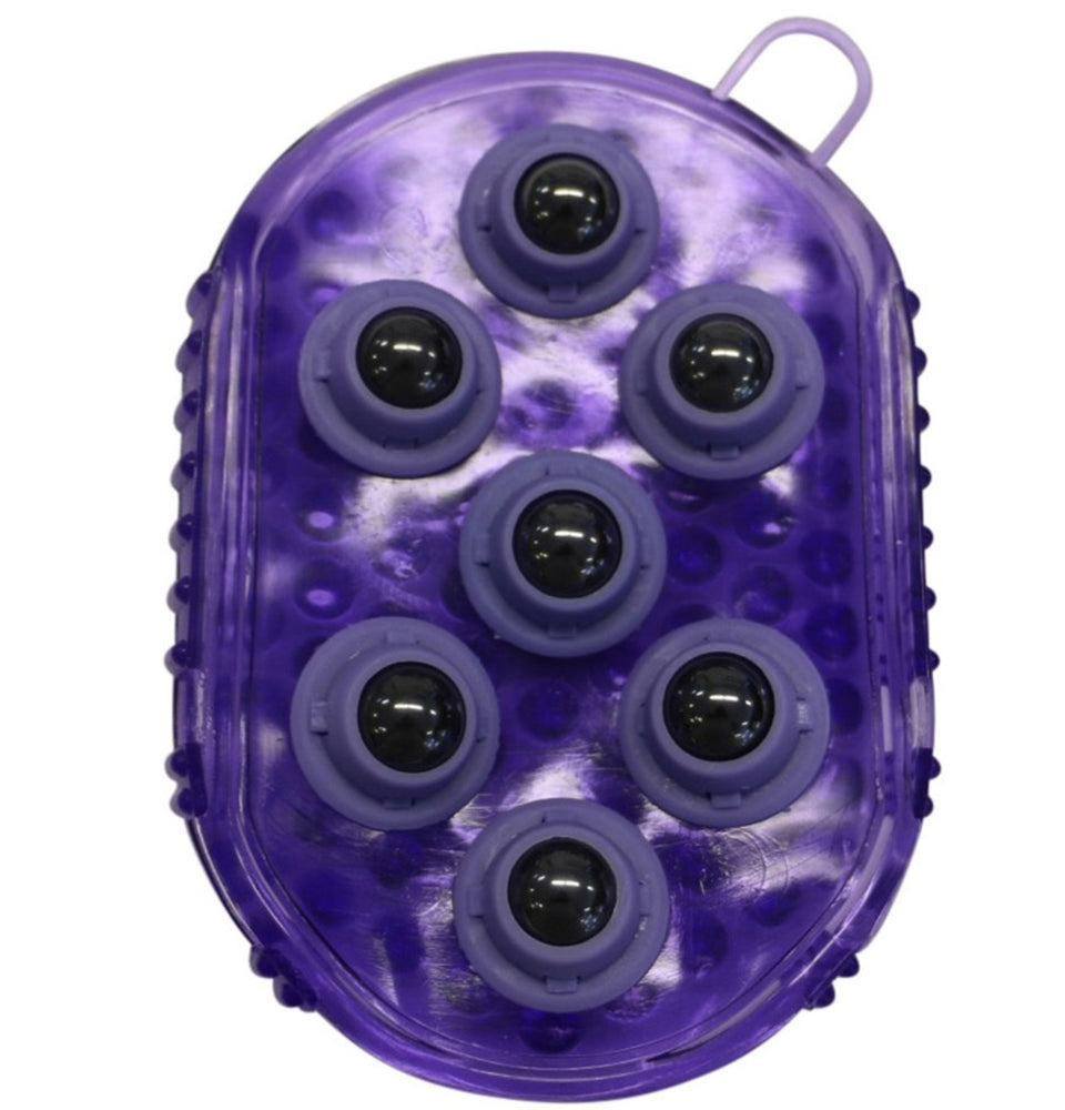 Showmaster Magnetic Ball Massage Comb Purple