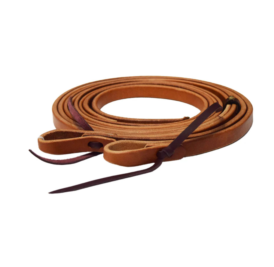 Ezy Ride Heavy Harness Leather Split Rein 15.6mm (5/8") Light Oiled