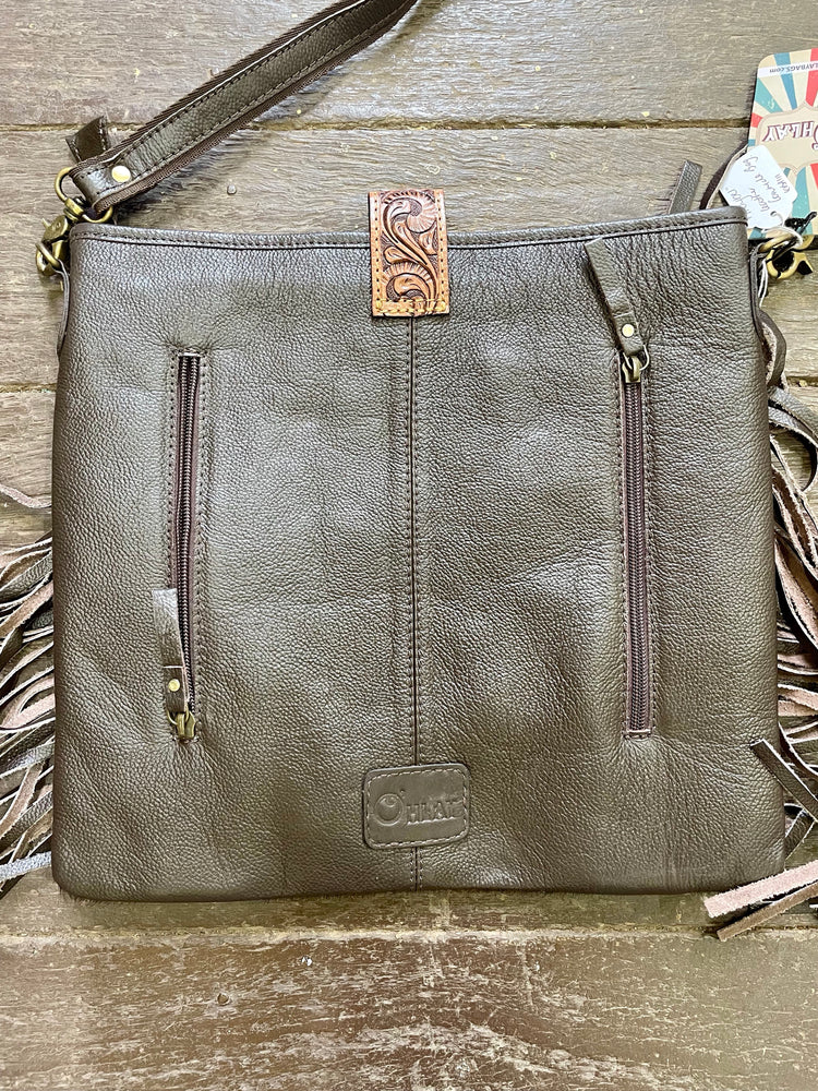 “Maybel” Cowhide Leather Bag