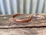Copper Band Curved Cuff