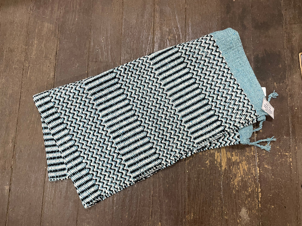 Double Weave Saddle Cloth Teal & Black
