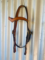 Diamond H Handmade Western Style Bridle Cob