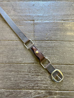 Diamond H Handmade Hobble Belt with Knife Pouch
