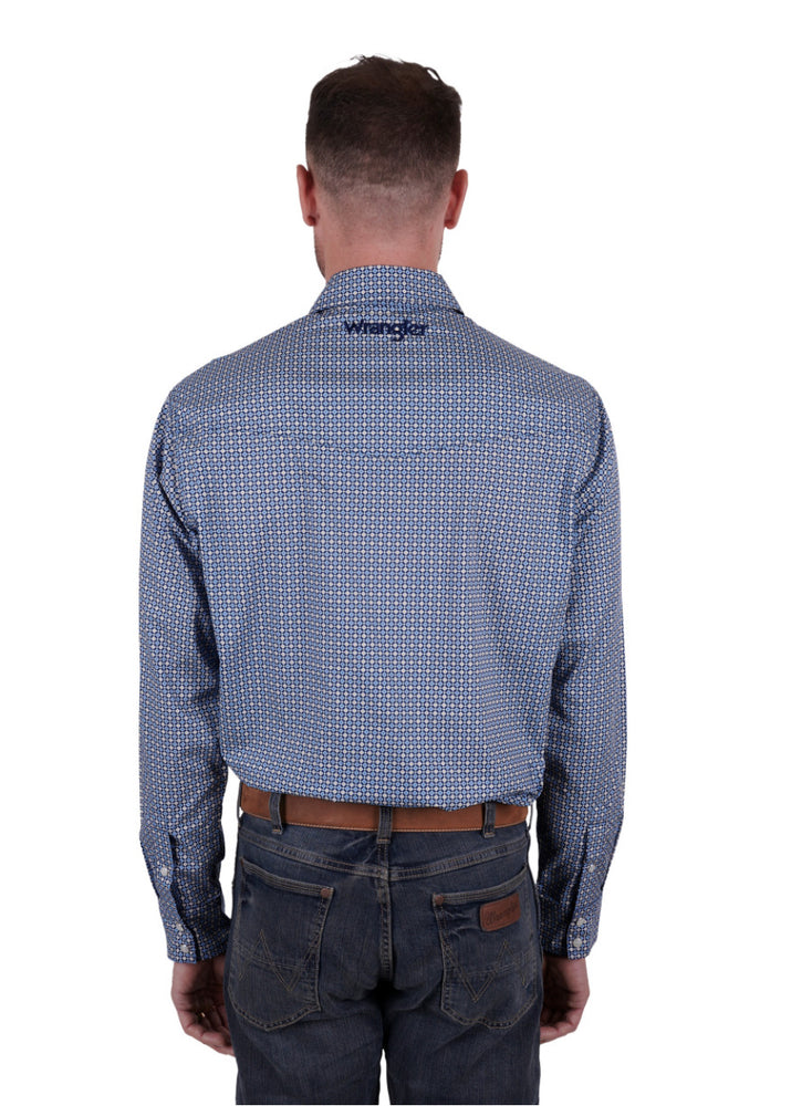 Wrangler Men’s Dino Print Long Sleeve Shirt