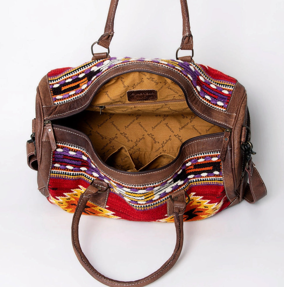Western Leather Marcie Duffle Bag