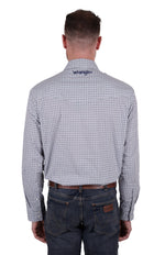 Wrangler Men’s Clinton Logo Long Sleeve Shirt