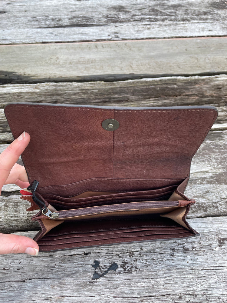 Western Cowhide Abby Wallet