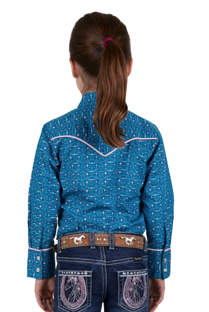 Girls Pure Western Tomeka Long Sleeve Shirt