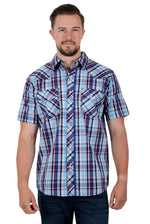 Pure Western Men’s Logan Shirt Sleeve Shirt