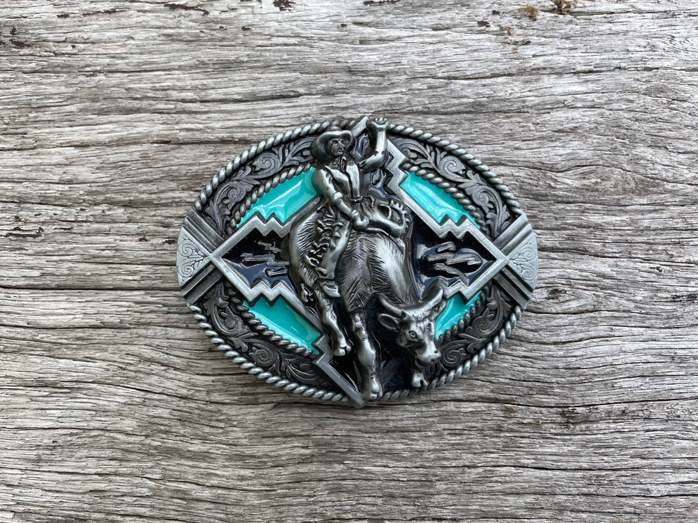 Trophy Buckle Bucking Bull.