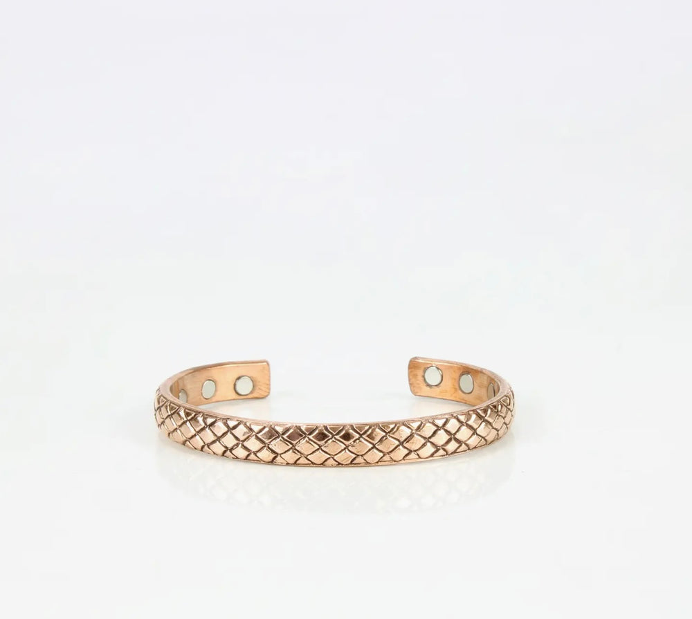 Copper Magnetic band . “ Snake” design .( design 19)