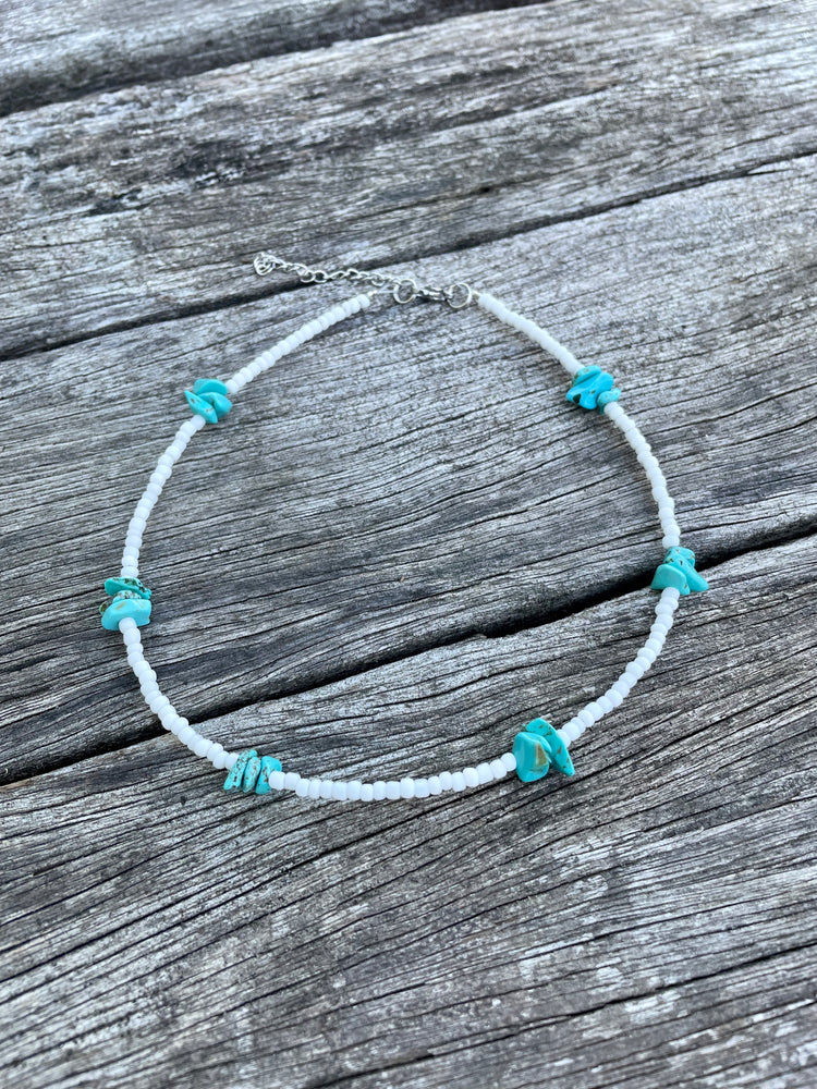 Turquoise Stone Choker