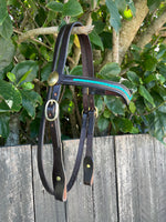 Diamond H Handmade Western Style Braided Bridle