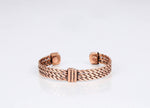 Copper magnetic Band .” Rope Scroll”.