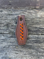 Diamond H Handmade Braided Key Tags