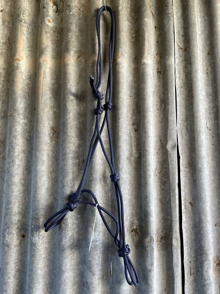 Diamond H Handmade Rope Halter Navy – Diamond H Saddlery & Country Clothing
