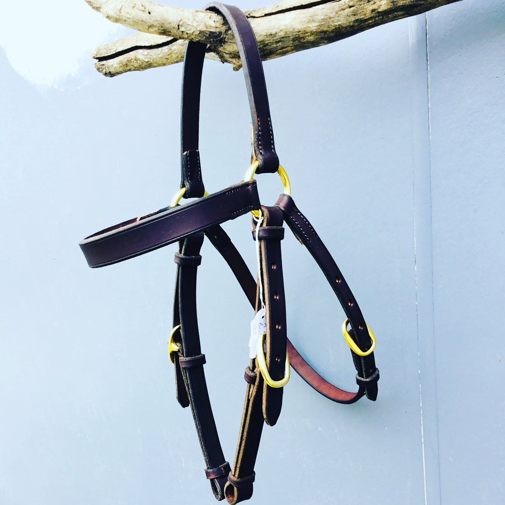 Diamond H Stockman Bridle.