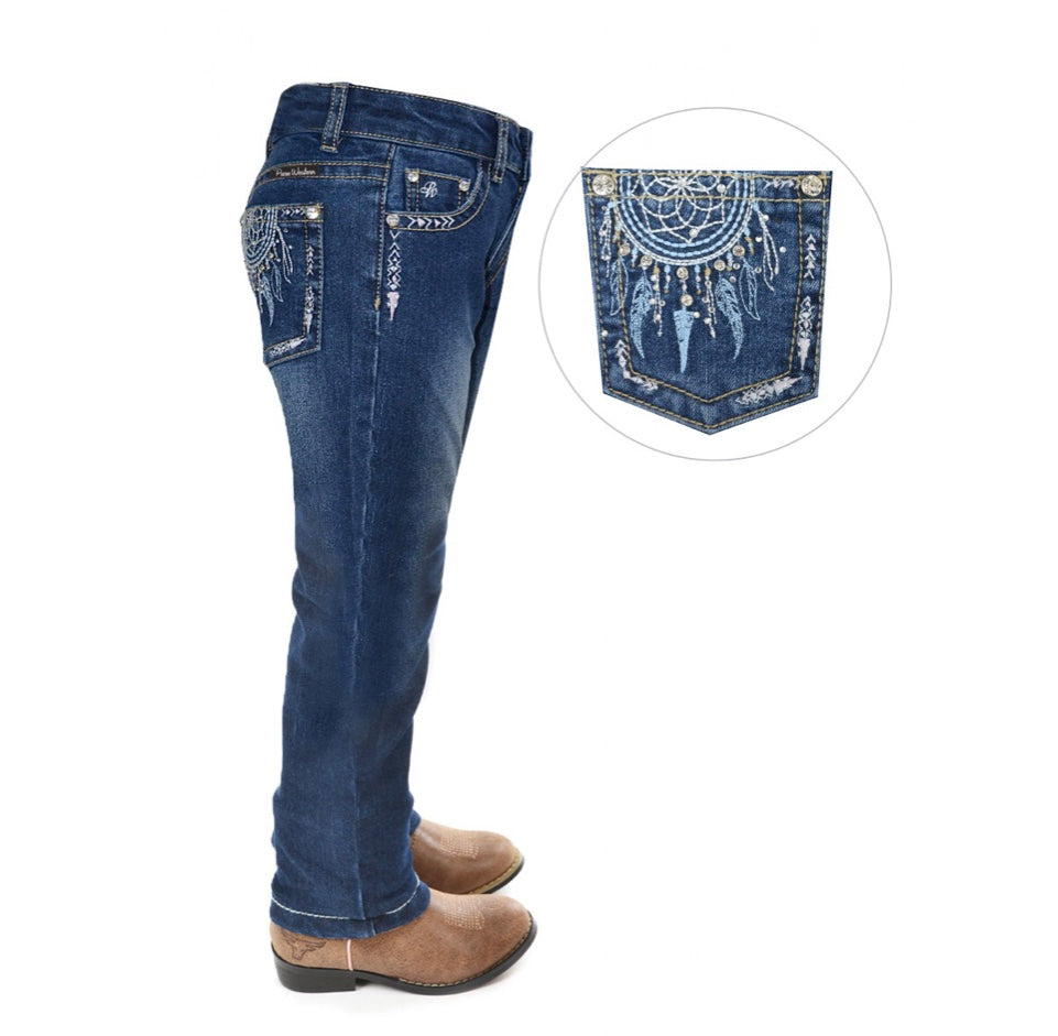 Pure Western Girls Trudy Slim Leg Jean