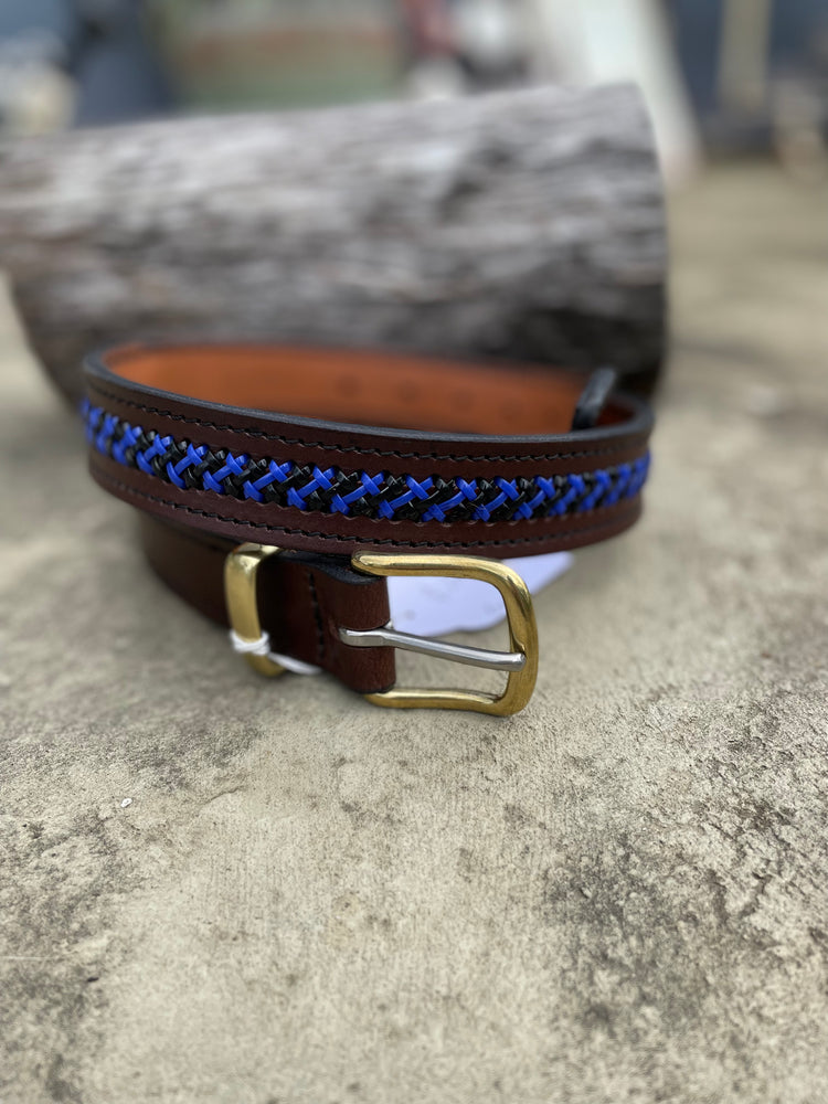 Diamond H Handmade Braided Belt