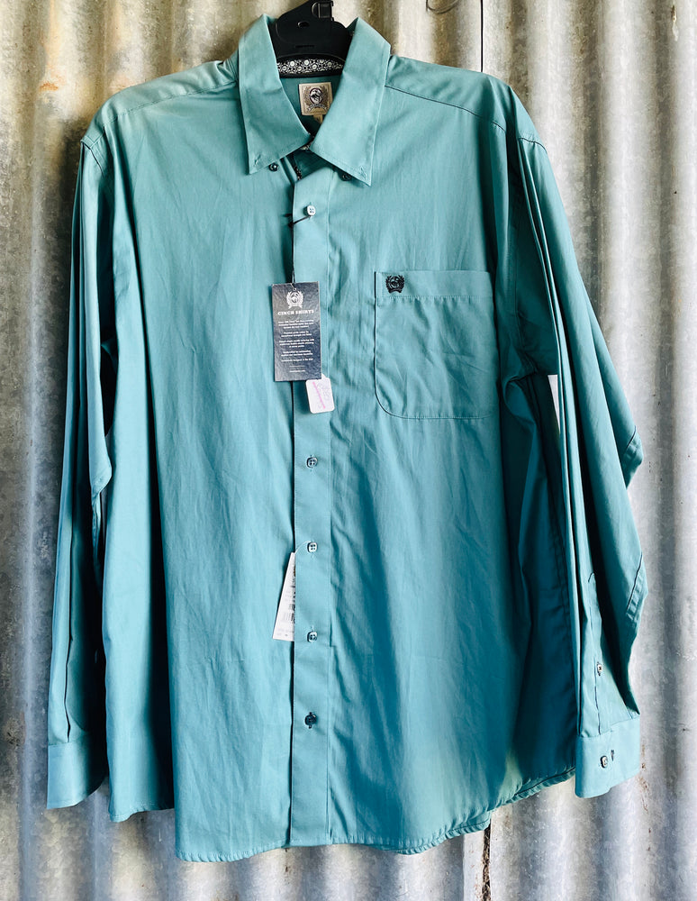 Men’s Cinch Green Long Sleeve Shirt SALE