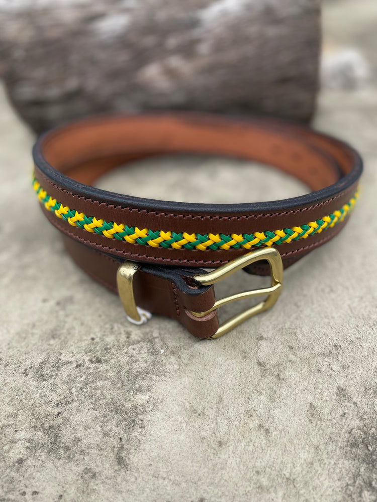 Diamond H Handmade Braided Belt