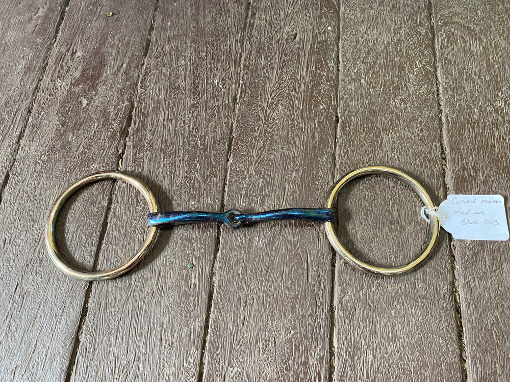 Curved Medium Blue Mouth 3 Ring
