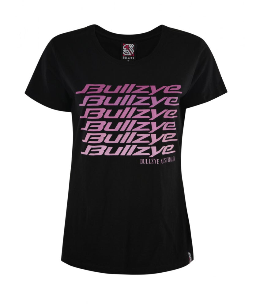 Bullzeye Women’s Fade Crew Neck T-Shirt
